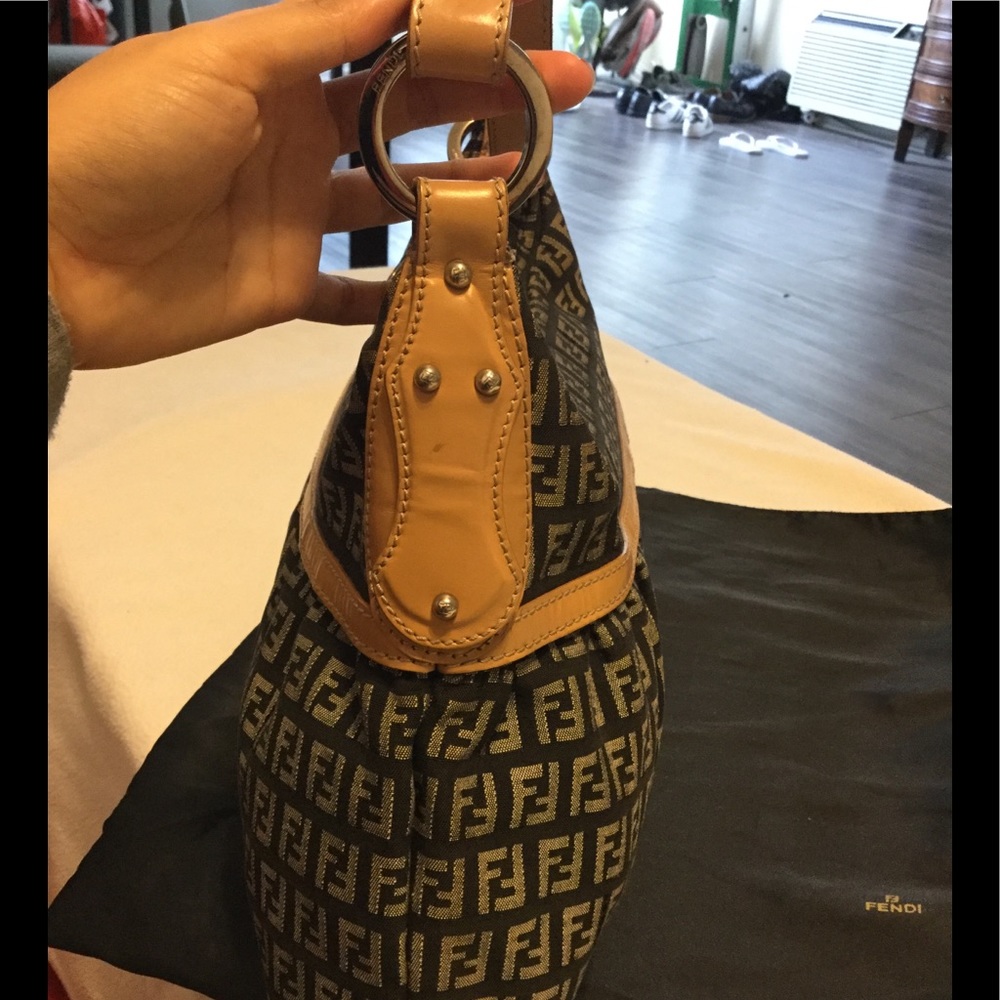 🎉SOLD🎉Fendi Zucca Chef Hobo Bag - Picture 6 of 8